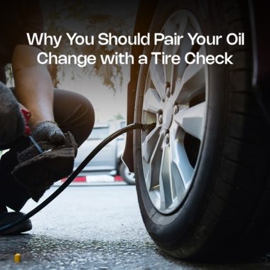 Oil Change with a Tire Check